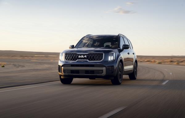 This file photo provided by Hyundai Motor Group shows the Kia Telluride SUV. (PHOTO NOT FOR SALE) (Yonhap)