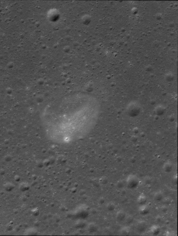 This photo of Ocean of Storms on the moon, provided by the Korea Aerospace Research Institute (KARI), was taken Jan. 13, 2023, with a camera o<em></em>nboard the South Korean lunar orbiter Danuri. (PHOTO NOT FOR SALE) (Yonhap)