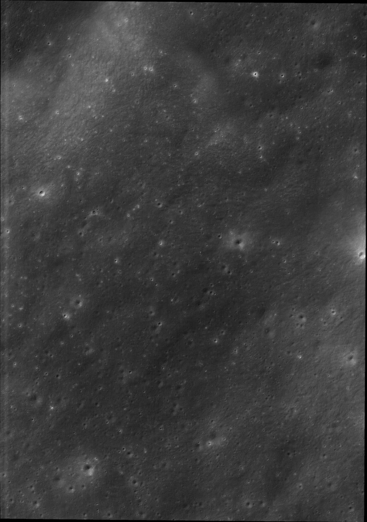 This photo of Vallis Rheita on the moon, provided by the Korea Aerospace Research Institute (KARI), was taken Jan. 5, 2023, with a camera o<em></em>nboard the South Korean lunar orbiter Danuri. (PHOTO NOT FOR SALE) (Yonhap)