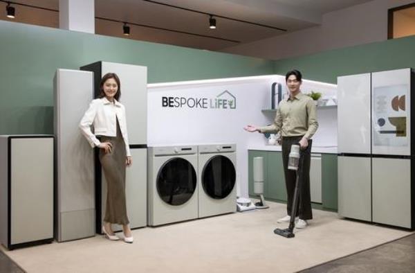 Samsung Electronics' 2023 Bespoke lineup is shown in this photo provided by the company on March 21, 2023. (PHOTO NOT FOR SALE) (Yonhap)