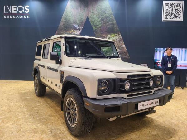 This photo taken March 30, 2023, shows INEOS Automotive's Grenadier SUV.