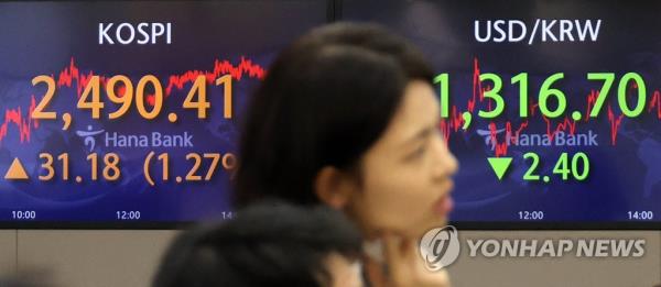 首尔股市因芯片价格上涨，收盘上涨1%以上