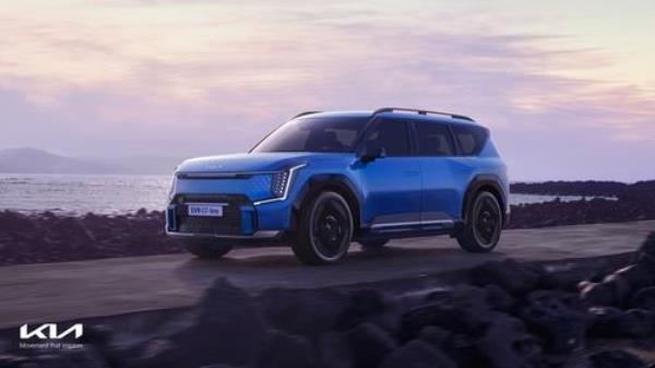 This photo provided by Kia Corp. shows the EV9 GT-line model. (PHOTO NOT FOR SALE) (Yonhap)