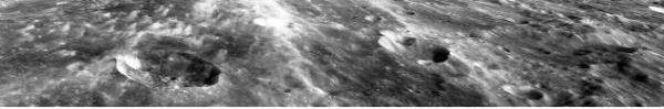 This photo of the Szilard M crater, provided by the Korea Aerospace Research Institute (KARI), was taken March 24, 2023, with a camera o<em></em>nboard the South Korean lunar orbiter Danuri. (PHOTO NOT FOR SALE) (Yonhap)