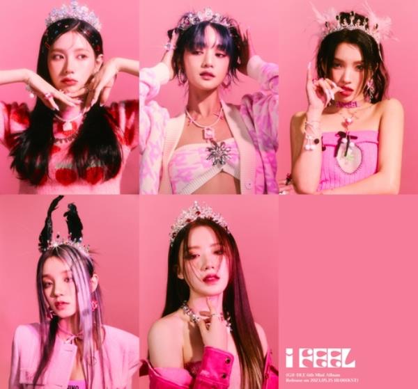 K-pop girl group (G)I-dle is seen in this photo provided by Cube Entertainment. (PHOTO NOT FOR SALE) (Yonhap)