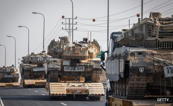 Israeli forces establish heavily armed co<em></em>ntrol points along the border as Israel tightens measures by the army, police and other security forces after Hamas launched Operation Al-Aqsa Flood.