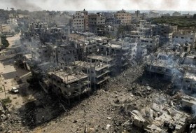 图片:以色列-哈马斯战争死亡人数超过3900人，满目疮痍，绝望