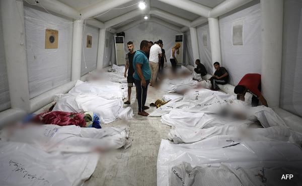 Israel Army Puts Out Before-After Footage Of Gaza Hospital Bombing