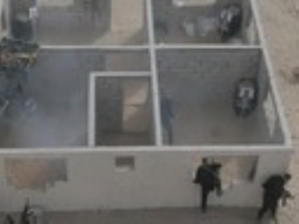 This image from video posted to social media by Hamas on Sept. 12, 2023 shows a live-fire exercise dubbed operation 'Strong Pillar' outside Al-Mawasi, a Palestinian town on the southern coast of the Gaza Strip. 
