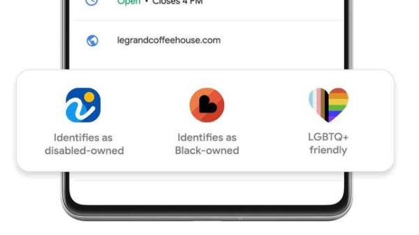 Google’s new disabled-owned business icon.