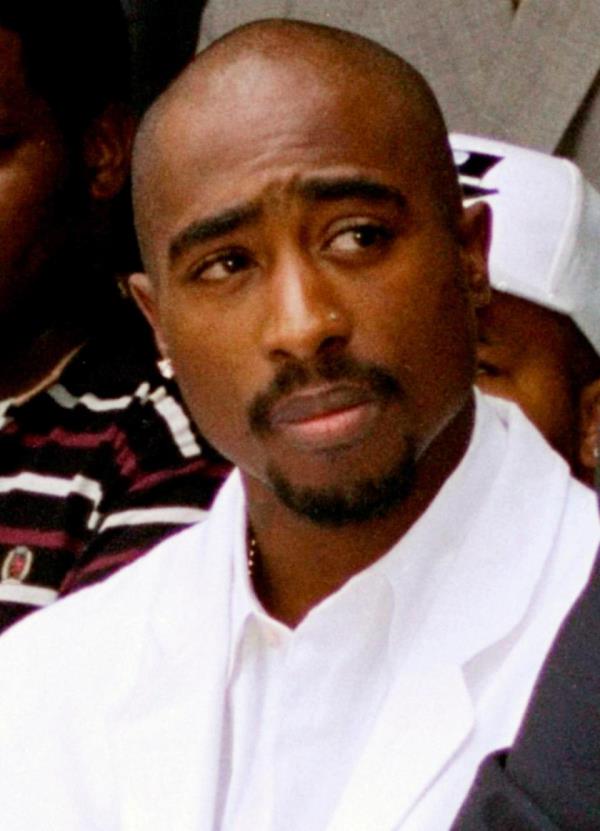 Tupac Shakur pictured in April 1996 – mo<em></em>nths before his murder (AP1996)