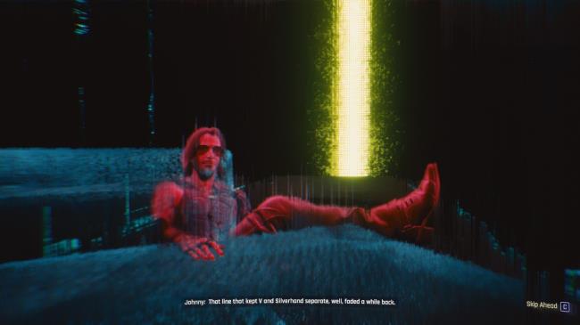 Cyberpunk 2077 Johnny In Mikoshi Talking WIth V