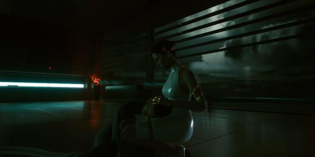 Cyberpunk 2077 Yorinobu on Hanako's Lap